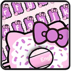 Cute Kitty Donut Keyboard APK download