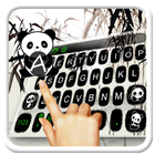 El tema del teclado del Panda encantador icono