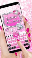 Pink Kitty Diamond keyboard постер