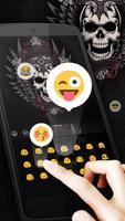 Tattoo Skeleton Keyboard Theme تصوير الشاشة 3