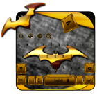 Gold Bat Keyboard Theme آئیکن