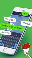 Keyboard Theme for Line اسکرین شاٹ 1