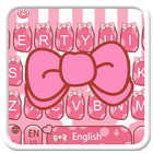 ikon Lucu busur pink Keyboard tema adalah