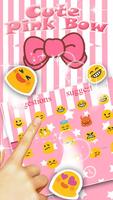 Cute Pink Bow Keyboard Theme 스크린샷 2