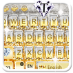 Gold diamond Keyboard tema adalah