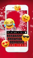 Red  Minny Cute Bowknot Micky Keyboard Theme تصوير الشاشة 1