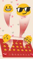 Cutie Bear Heart keyboard captura de pantalla 2