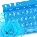 blue Water drop keyboard theme APK