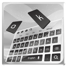 Elegant Grey Keyboard Theme icône