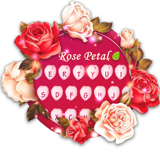 Romantic red rose flower
