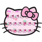 Pink Cute Kitty Bowknot Cartoon keyboard Theme Zeichen