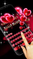 Sweet Heart Keyboard Theme penulis hantaran