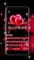 El tema del teclado del corazón dulce captura de pantalla 2