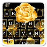 Gold Rose Keyboard Theme icon