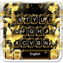 APK Gold Butterfly Keyboard Theme