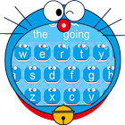 Blue Cute Kitty Keyboard Theme icon