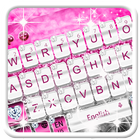 Elegant Pink Diamond Keyboard Theme icon