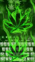 (FREE 2018)Weed Rasta Smoke Keyboard Theme पोस्टर