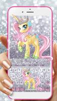 Cute Princess Unicorn Keyboard 截图 1