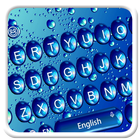 Blue glass Waterdrop Keyboard Theme 아이콘