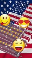 2018 American keyboard Theme captura de pantalla 1