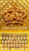 Shine gold crown Keyboard スクリーンショット 1