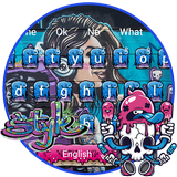 Music Graffiti Belle Emoji Keyboard Theme icône