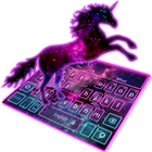 Galaxy Unicorn Keyboard Theme simgesi