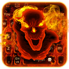 Hell fire devil Keyboard أيقونة