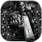 Death Skull Gun Keyboard Theme icône