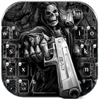 Icona Death Skull Gun Keyboard Theme