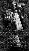 2 Schermata Death Skull Gun Keyboard Theme