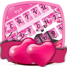 Tema de Pink Love Keyboard icono