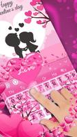 Tema de Pink Love Keyboard Poster