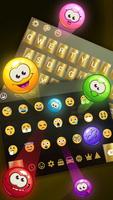 Keyboard for Berry Gold Phone Theme capture d'écran 2