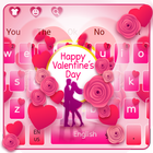 Romantic Valentine Day Keyboard icône