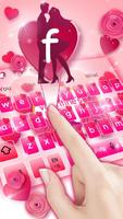 Romantic Valentine Day Keyboard ảnh chụp màn hình 2