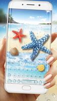 Starfish Keyboard Theme for Samsung S8 poster