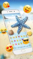 Starfish Keyboard Theme for Samsung S8 syot layar 2