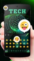 Green 3D Holographic Technology Earth Keyboard تصوير الشاشة 1