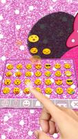 Pink Glitter Minnie Keyboard Theme capture d'écran 1