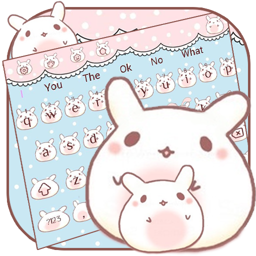 Cartoon Rabbit Keyboard Theme