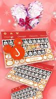 Cute Micky Bowknot Keyboard Theme capture d'écran 2