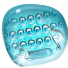 Glass water Keyboard Theme ícone