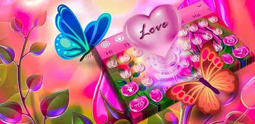 Color Rose Keyboard Theme