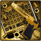 Golden Mortar Gun Keyboard Theme icono