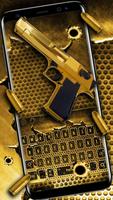 Golden Mortar Gun Keyboard Theme Poster