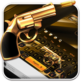 Gold Gun Theme keyboard  - Absolute Force icon