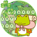 Travel Frog Cartoon Keyboard Theme aplikacja