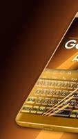 Tastatur für Galaxy A8 Plus Gold Plakat